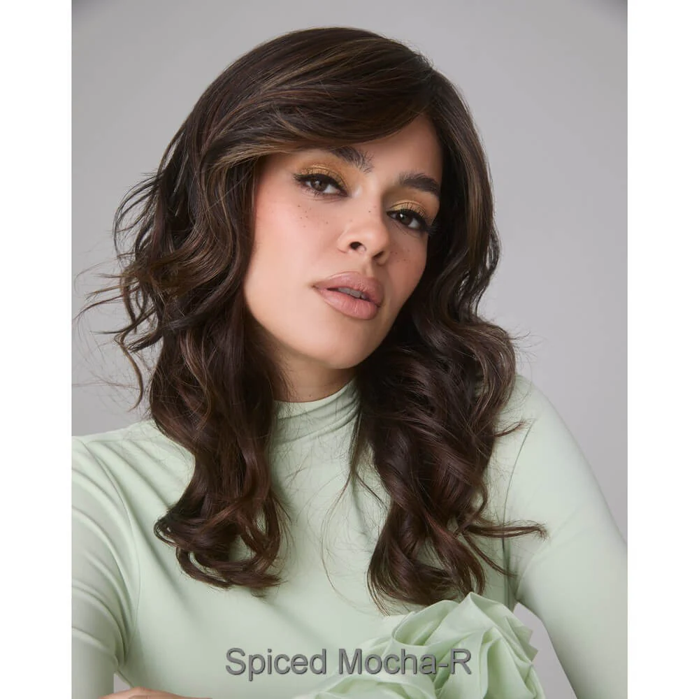 Medium Wavy Top Piece Mono by Amore - Image 11
