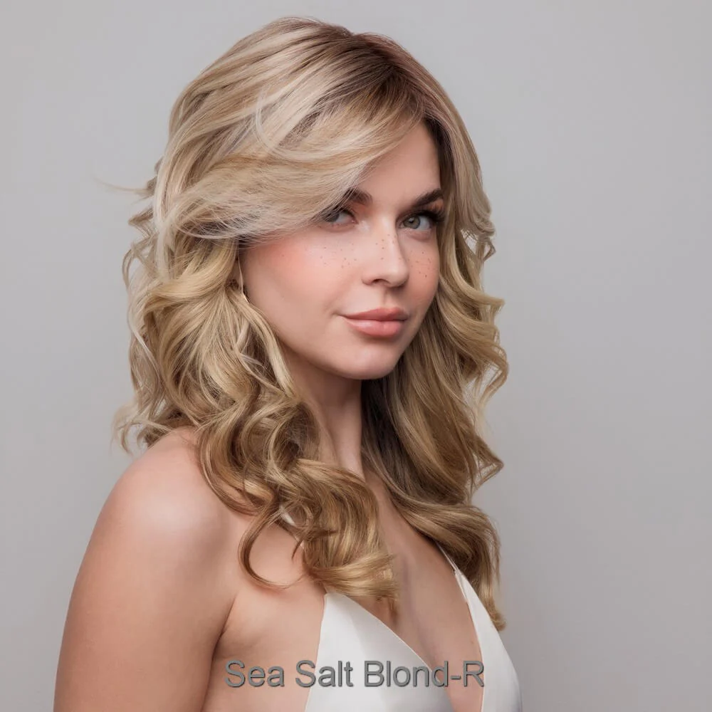 Medium Wavy Top Piece Mono by Amore - Image 5