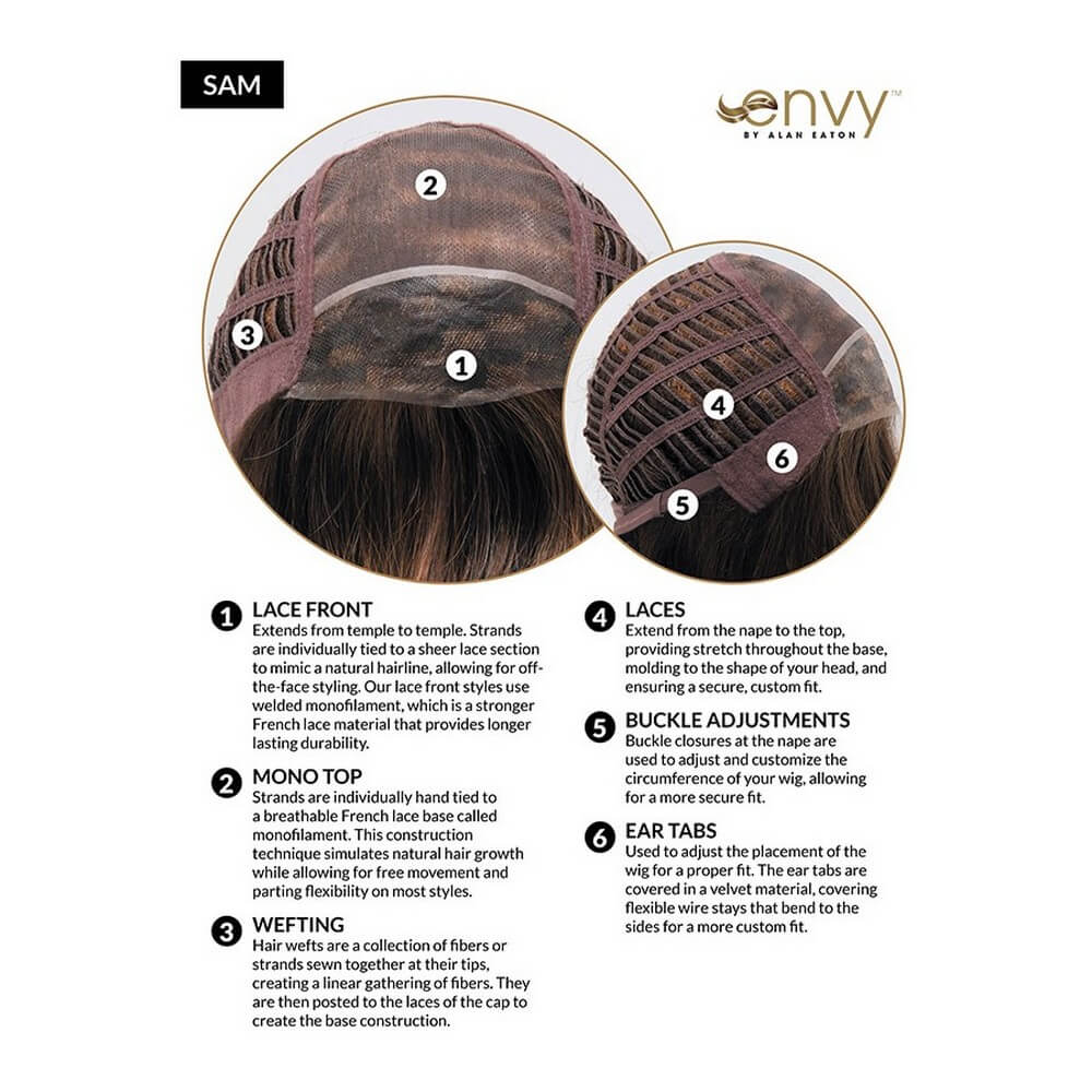 Sam by Envy (Lace Front-Mono Top Wig) - Image 12
