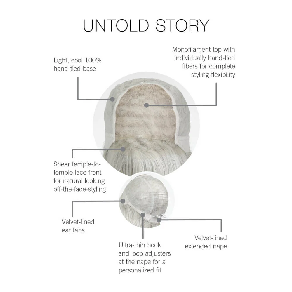 Untold Story by Raquel Welch (100% Hand Tied Lace Front-Mono Top Wig) - Image 6